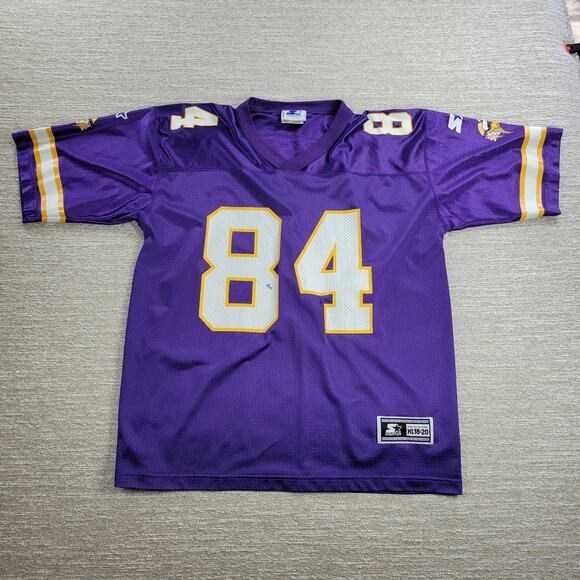 Vintage Starter Randy Moss #84 Minnesota Vikings Jersey Youth XL 18-20 1999 NFL - Picture 16 of 16